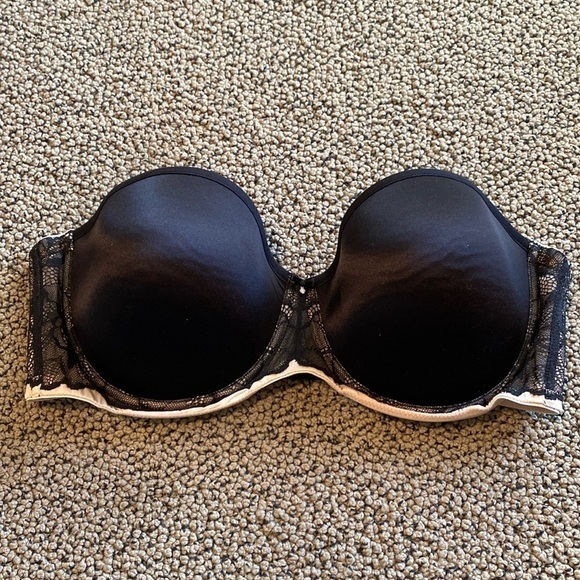Le Mystere Underwire Strapless Bra Size 38D in EUC - Picture 1 of 7
